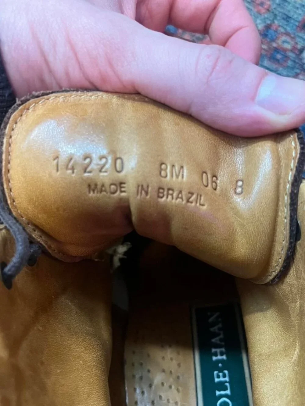 Vintage Cole Haan Country Brown Leather Moc Toe Chukka Boots